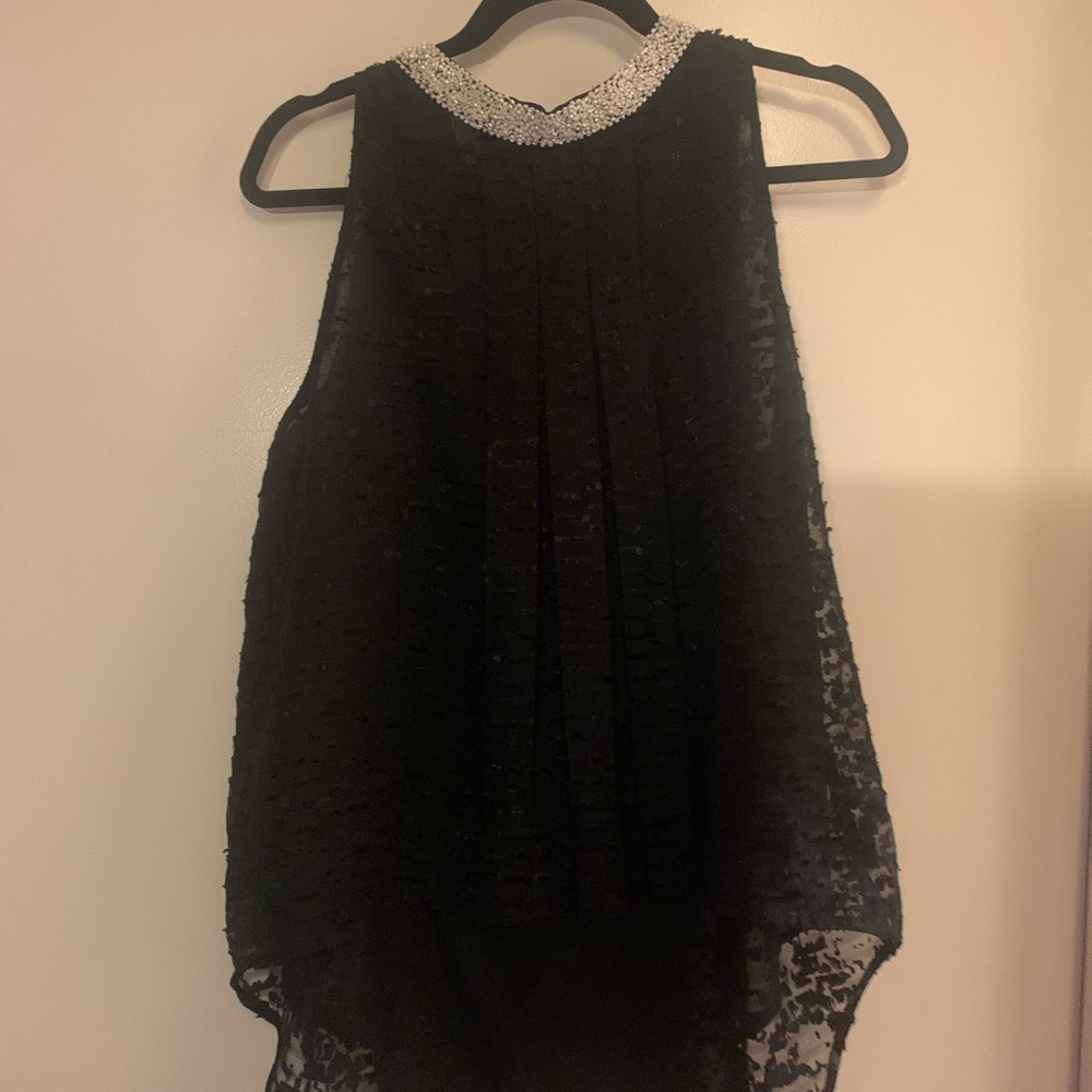Elegant Black Sleeveless Top
